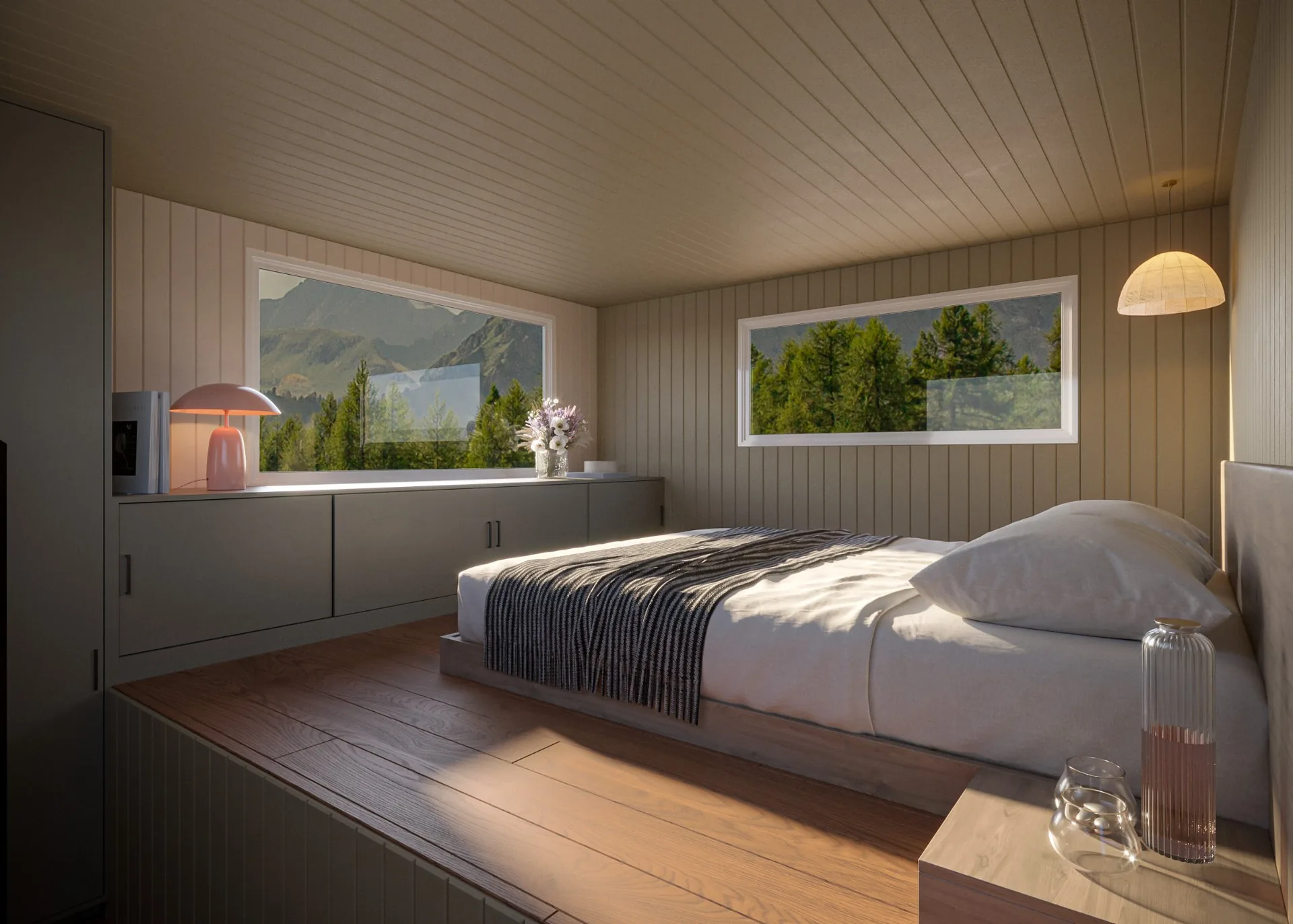 Meadow standing-height loft bedroom